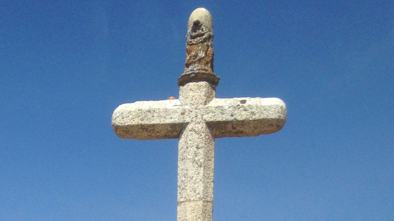 DETALLE DEL CRUCERO DE SAN JUSTO DE LA VEGA.